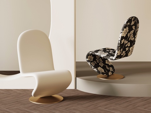 现代儿童椅 餐椅 椅子 单椅su模型su模型