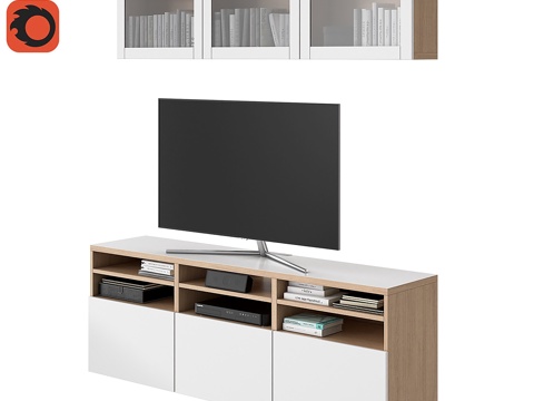  宜家Besta 033d模型 