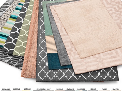  11款宜家地毯3d模型 