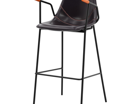  北欧简约吧椅 吧凳 简约吧椅 休闲吧凳 酒吧吧凳3d模型 