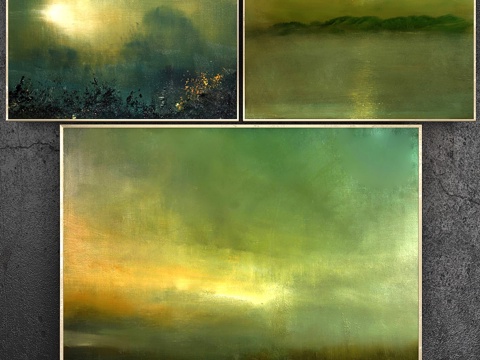  抽象画集 1773d模型 