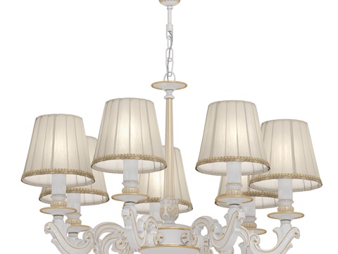  托罗尼吊灯 ARM376-07-W3d模型 