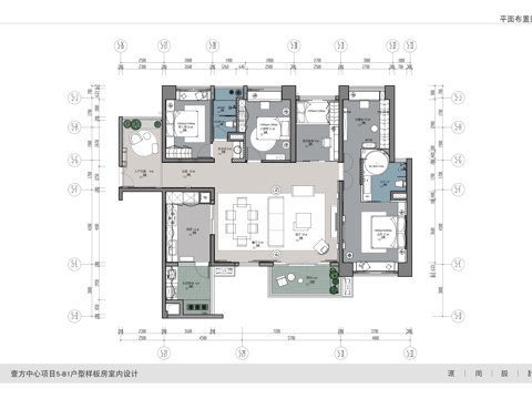  轻奢别墅 样板间 最新全套施工图 效果图合集cad施工图 