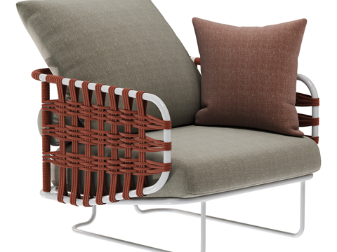  北欧简约单人沙发 单人沙发 简约沙发 休闲沙发 客厅沙发 抱3d模型 