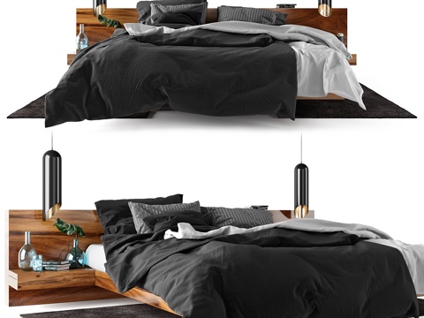  卧室套装23d模型 