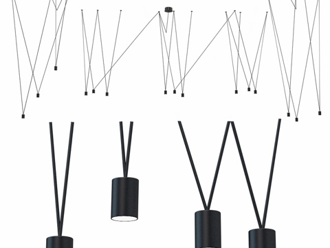  Matcha灯具 vibia3d模型 