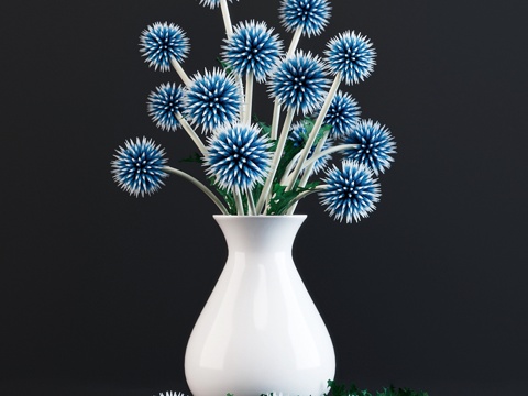  献给杂种狗的花束3d模型 