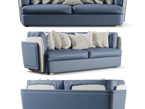  Turri Blanche沙发3d模型 