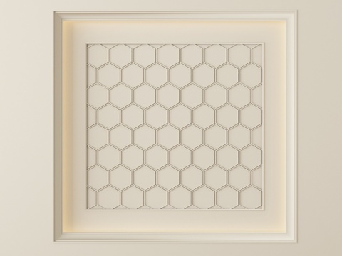 欧式天花吊顶su模型