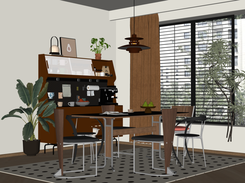  客厅 茶几 茶室 卫生间 餐厅 茶桌组合 茶台 工装 厨房su模型 