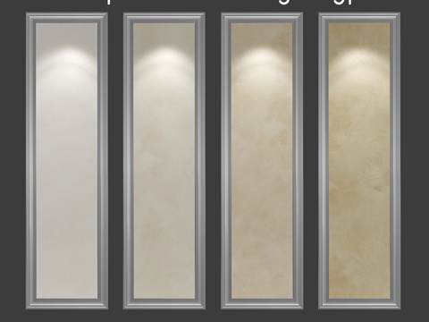  装饰灰泥，单层方案2143d模型 