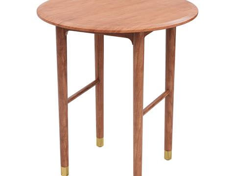  北欧简约矮凳 矮凳 简约凳子 木质凳子3d模型 