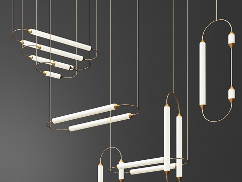  Giopato &amp; Coom雕塑装饰灯具3d模型 