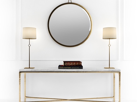  Restoration Hardware 装饰套装3d模型 