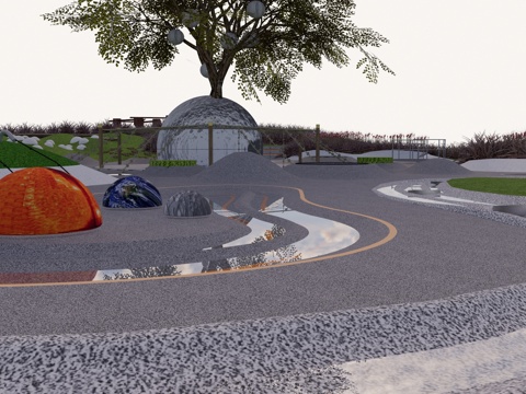  餐厅 帐篷 营地 酒店 度假村 民宿 野外 露天 泡泡屋 网su模型 