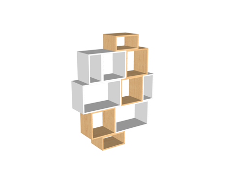 书柜 柜子 家具 书架 漫画 书籍 杂志 装饰柜su模型