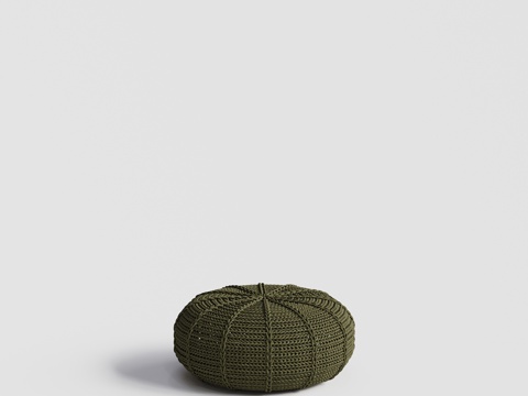  LIVINTWIST 现代户外 庭院花园 圆形 绳编软包 软3d模型 