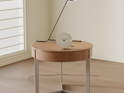 中古风床头柜 边几 角几su模型