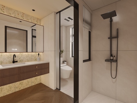  中古厨房卫生间3d模型 