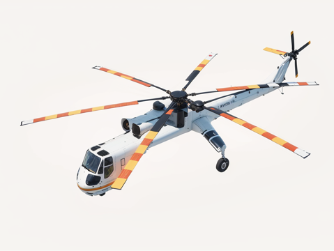  直升机su模型 