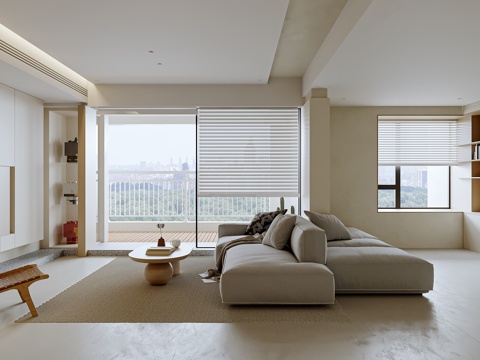  奶油风 样板间 最新全套施工图 效果图合集cad施工图 