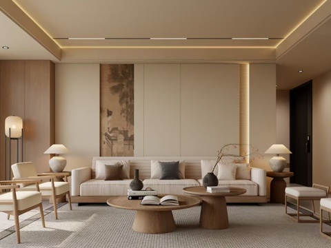 宋氏美学 样板间 最新全套施工图 效果图合集cad施工图