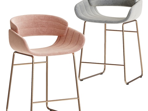  Racer吧台凳3d模型 