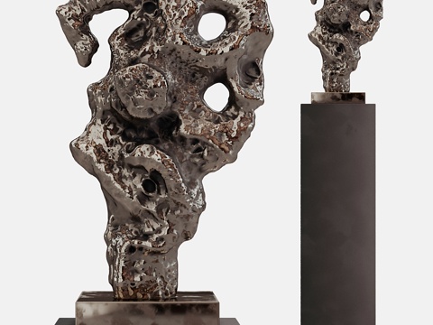  现代意式装饰雕塑 抽象雕塑 艺术雕塑3d模型 