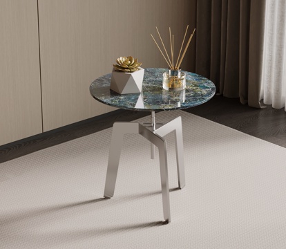 现代意式边几 角几su模型