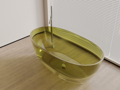 现代浴缸su模型