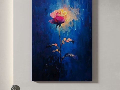  现代，简约，抽象，装饰画3d模型 