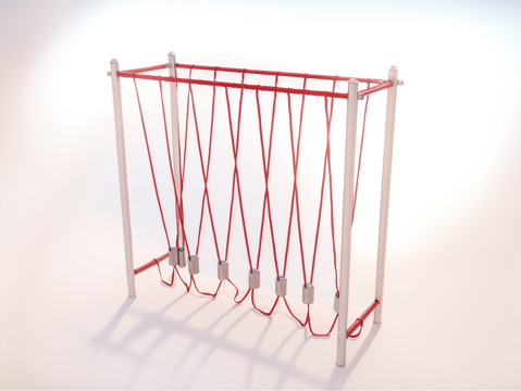  健身器材su模型 