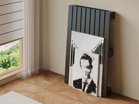 现代挂画 装饰画su模型