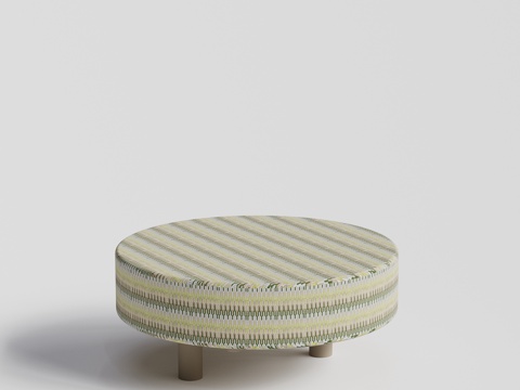  roberti 现代户外 庭院花园 方形茶几 金属茶几 圆形3d模型 