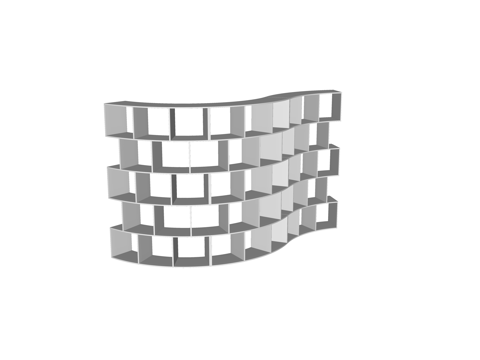 书柜 柜子 家具 书架 漫画 书籍 杂志 装饰柜su模型