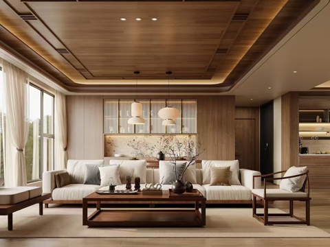 宋氏美学 样板间 最新全套施工图 效果图合集cad施工图cad施工图