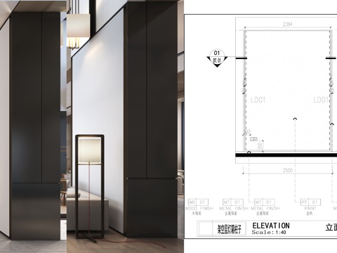 灯箱节点 架穿层灯箱柱子 方形柱子节点cad施工图