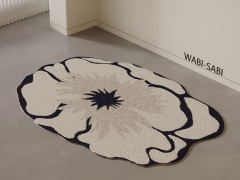 现代异型地毯su模型