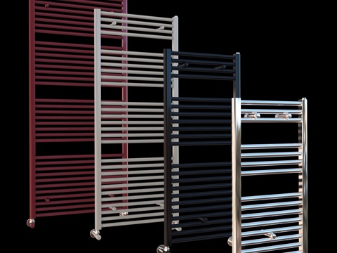  现代毛巾架 毛巾架3d模型 