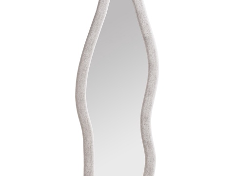  现代奶油风装饰镜 穿衣镜3d模型 