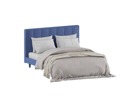  Scandic 双人床3d模型 