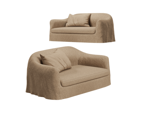  Blasco 单人沙发3d模型 