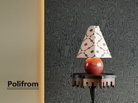 中古风台灯su模型