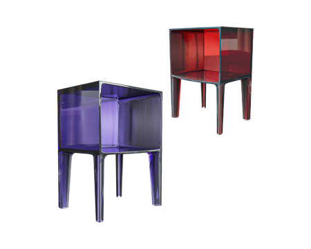  Kartell 透明床头柜3d模型 