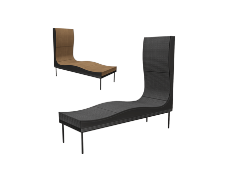  Nature 床尾凳3d模型 