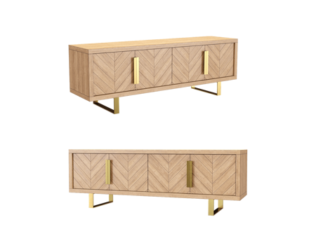  Full House 美式电视柜3d模型 