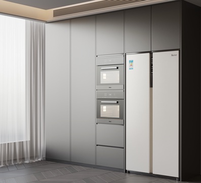  现代意式冰箱柜 橱柜3d模型 