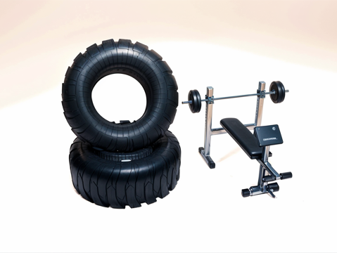  健身器材su模型 