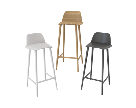  Muuto 吧凳3d模型 