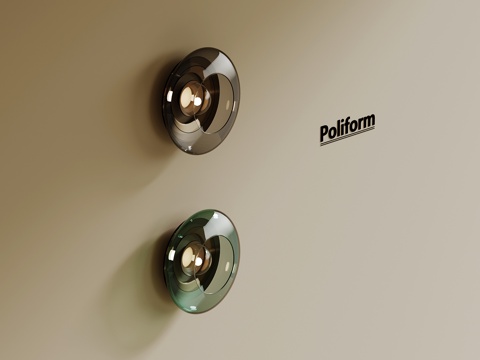  现代壁灯 玻璃壁灯3d模型 